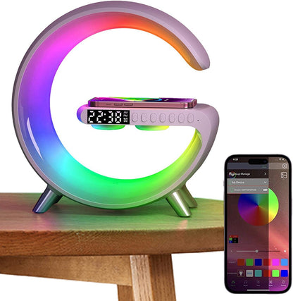 Smart Rise Wireless Charger Lamp Clock