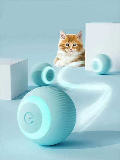 Interactive Auto-Rolling Kitty Ball